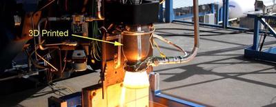 SpaceX Super Draco engine under test